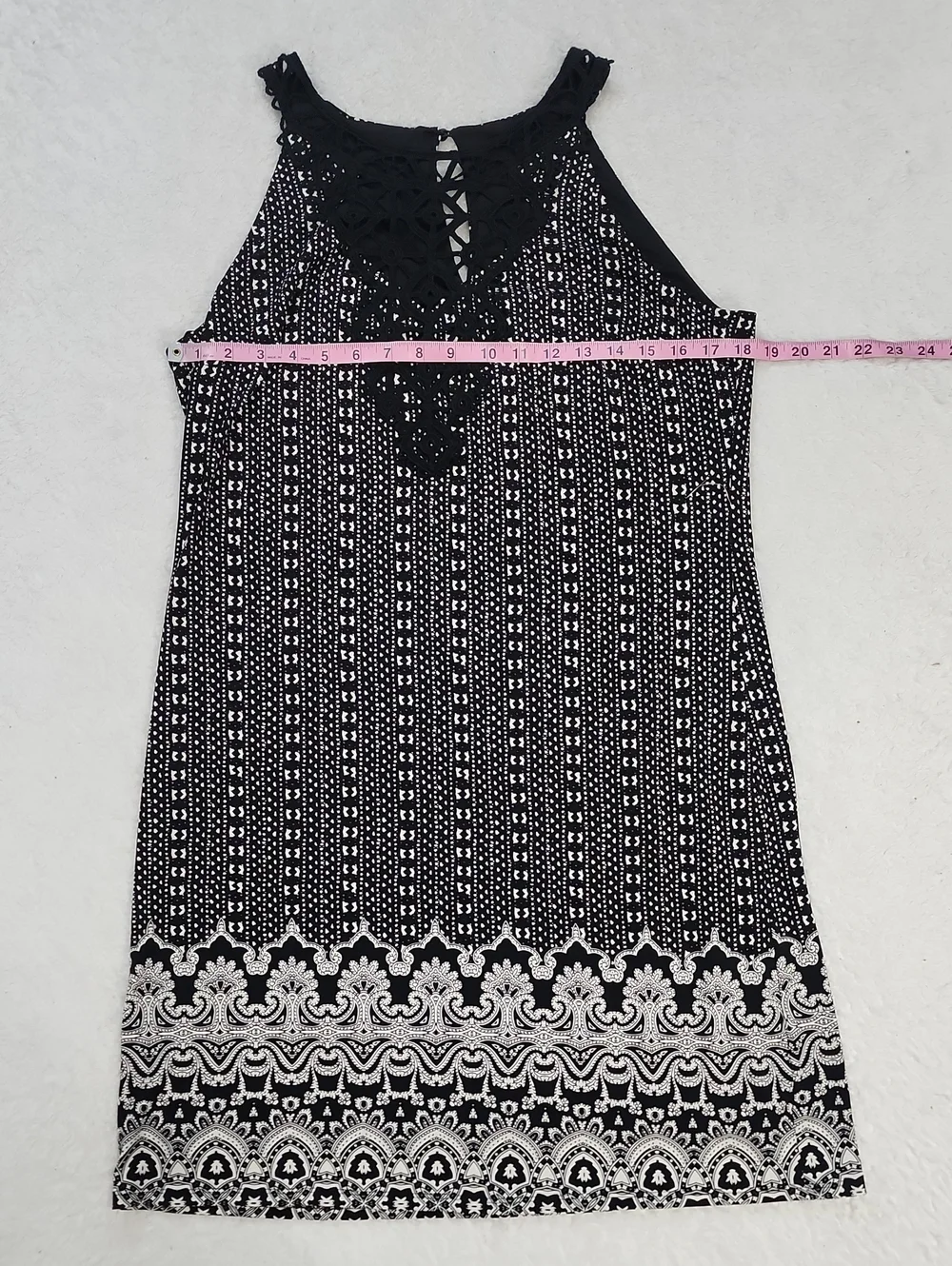 White House Black Market Sleeveless Crochet Neck Mini Dress New With Tags_5